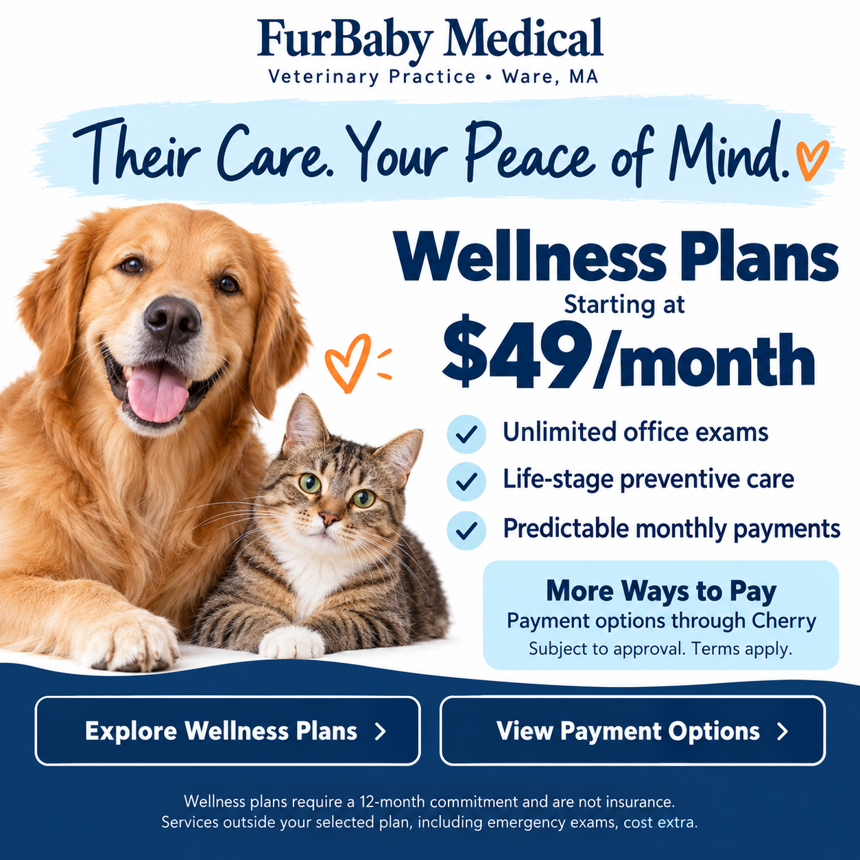 Furbaby Wellness Plans for Pets